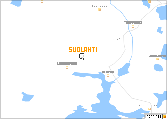 map of Suolahti