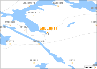 map of Suolahti