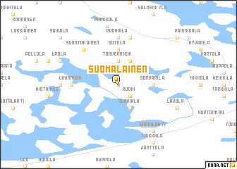 map of Suomalainen