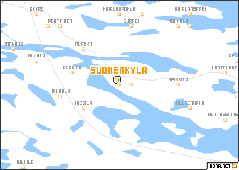 map of Suomenkylä