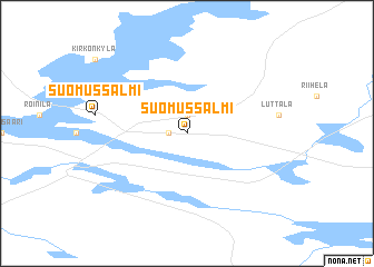 map of Suomussalmi