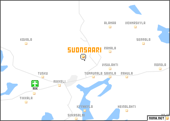 map of Suonsaari