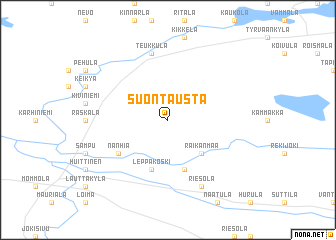 map of Suontausta