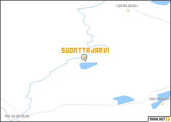 map of Suonttajärvi