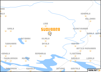 map of Suovaara