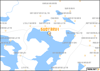 map of Suoyarvi