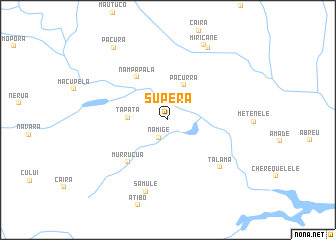 map of Supera