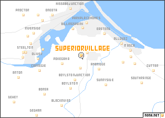 map of Superior Village