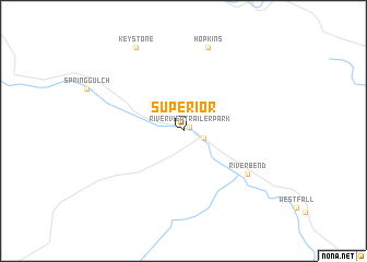 map of Superior