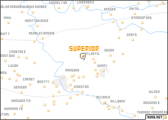 map of Superior