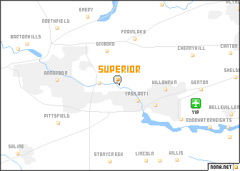 map of Superior