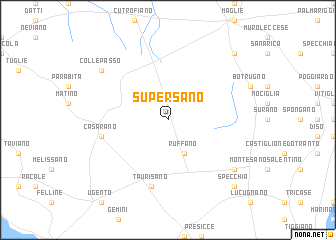 map of Supersano