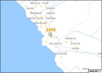 map of Supe