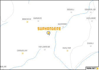 map of Süphandere