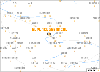 map of Suplacu de Barcău