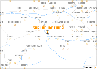 map of Suplacu de Tinca
