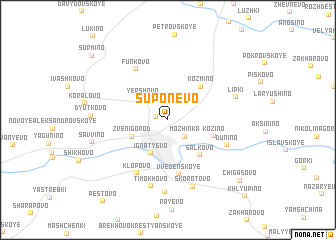 map of Suponevo