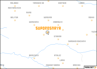 map of Suporosnaya