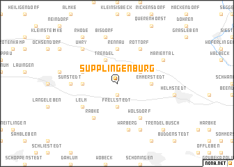 map of Süpplingenburg