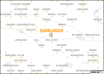 map of Süpplingen