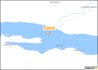 map of Supra