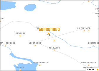 map of Supronovo