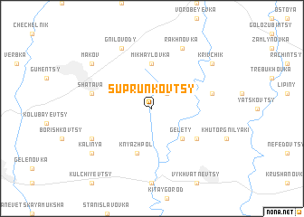 map of Suprunkovtsy