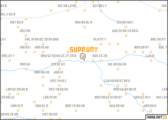 map of Supruny