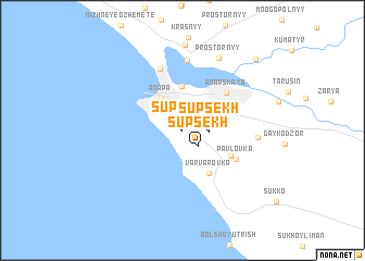 map of Supsekh