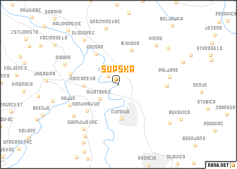 map of Supska