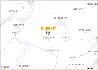 map of Supskiy
