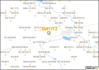 map of Süptitz