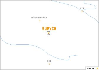 map of Supych