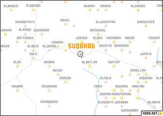 map of Sūq Aḩad