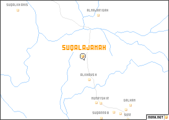 map of Sūq al ‘Ajamah