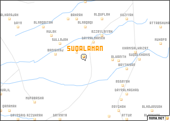 map of Sūq al Amān