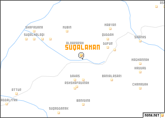 map of Sūq al Amān