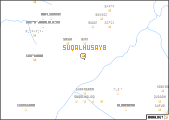 map of Sūq al Ḩusayb