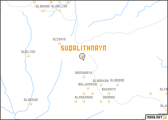 map of Sūq al Ithnayn