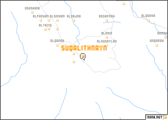 map of Sūq al Ithnayn