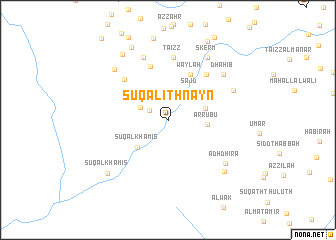 map of Sūq al Ithnayn