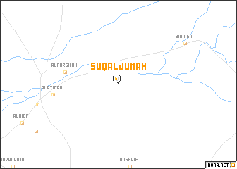 map of Sūq al Jum‘ah