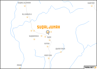 map of Sūq al Jum‘ah