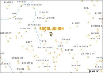 map of Sūq al Jum‘ah