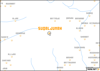 map of Sūq al Jum‘ah