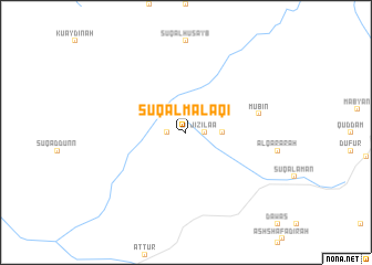 map of Sūq al Malāqī