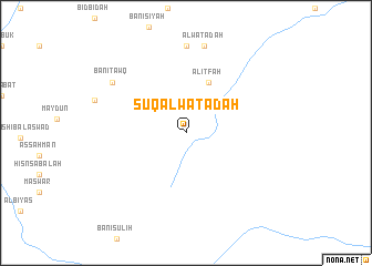 map of Sūq al Watadah