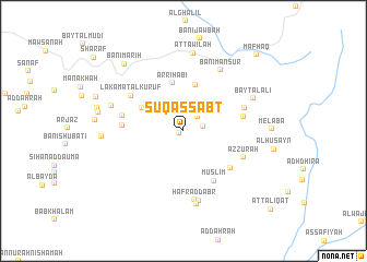 map of Sūq as Sabt