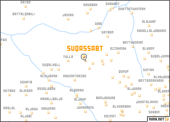 map of Sūq as Sabt