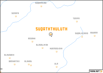 map of Sūq ath Thuluth